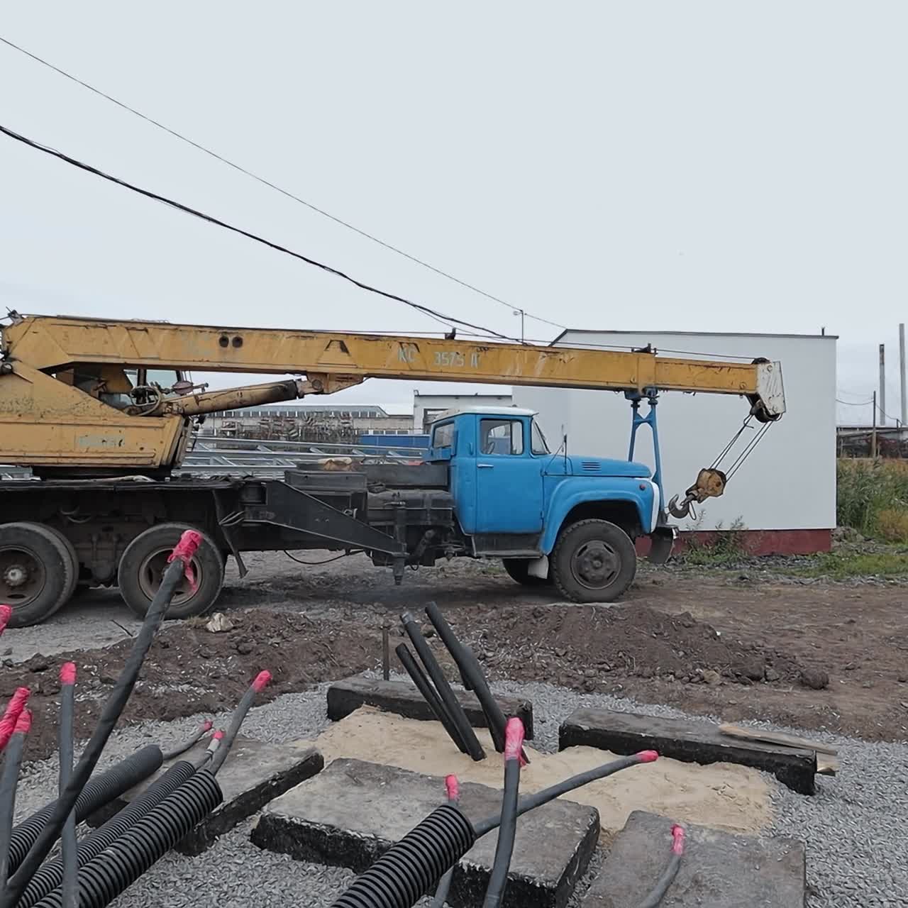 Промышленный механизм установки электроснабжения