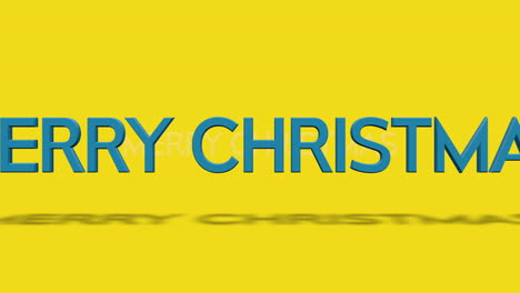 Rolling-Merry-Christmas-text-on-yellow-gradient