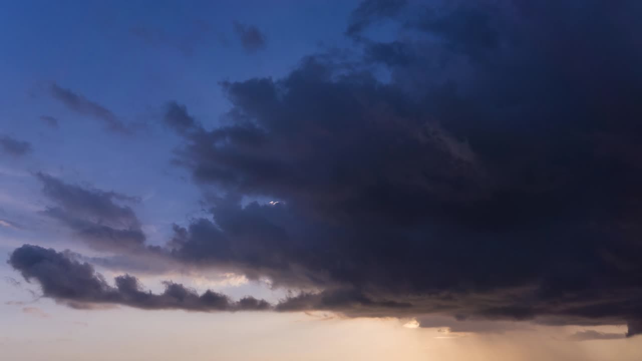 구름 시간 경과