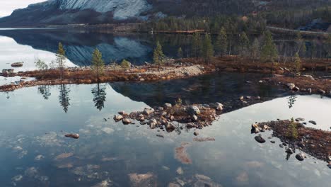 Aerial-view-of-the-shallows-of-the-Eiavatnet-lake