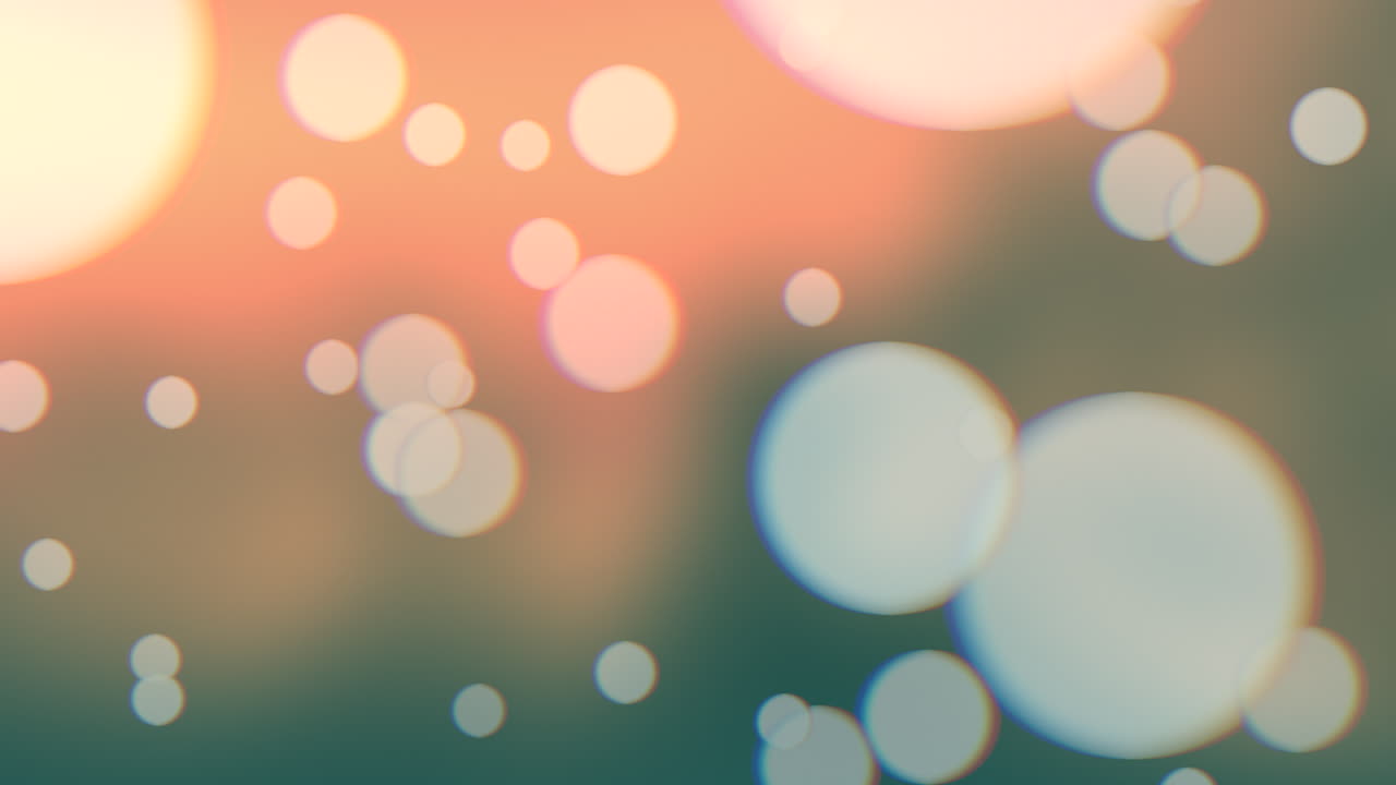 fondo borroso amarillo y blanco con puntos dispersos