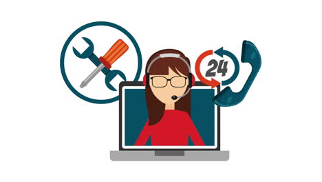 soporte al cliente - asistencia las 24 horas del día