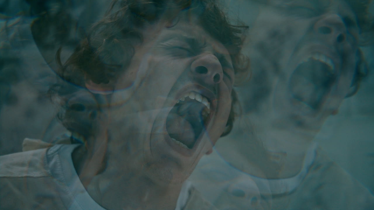 Kaleidoscopic Effect of Psychiatric Patient Screaming in Emotional Outburst