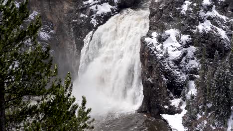 view of upper yellowstone falls