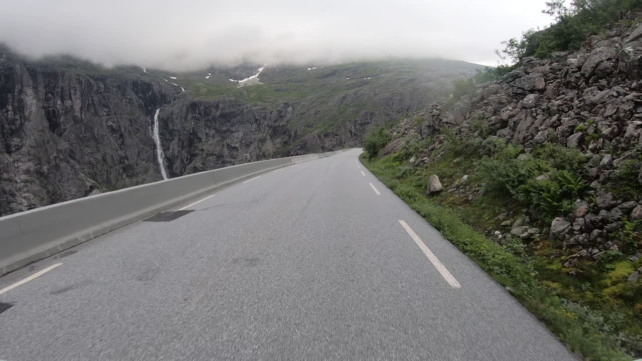 Beautiful Trollstigen Drive In Norway - Timelapse, POV