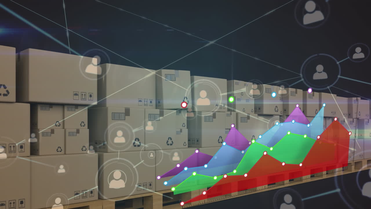 패키지를 통해 그래프와 연결 네트워크의 애니메이션