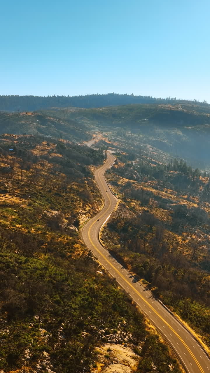 American national park for tourism. Beautiful mountain aerial landscapes.