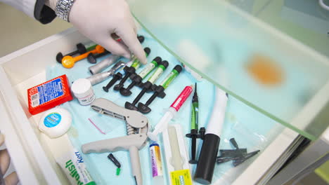 dental drawer supplies