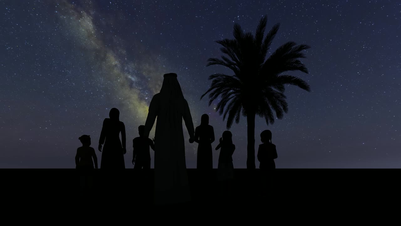 padres árabes saudíes personaje musulmán en las estrellas 4k