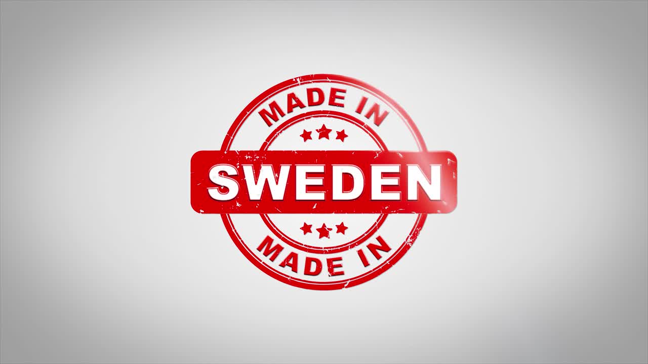 Made in Sweden Stamp