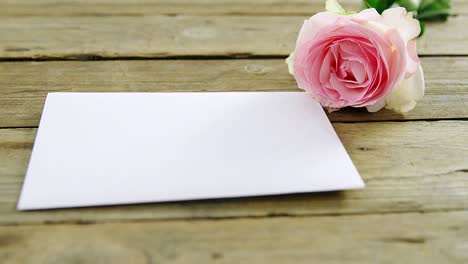 Pink-rose-with-envelope