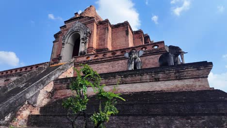 wat chedi luang chiang mai thailand temple pagoda buddhist religious site