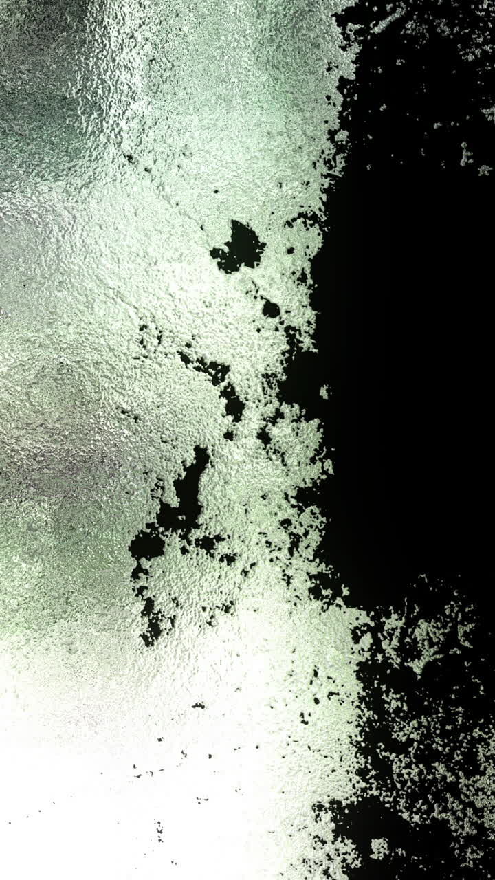 Texture Liquida Astratta Dinamica con Tonalità Verdi e Viola
