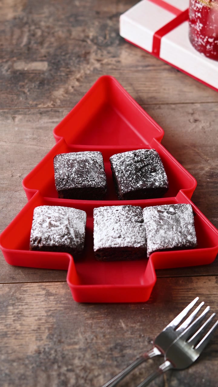 Homemade chocolate brownies