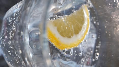 refreshing iced lemon soda