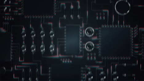 animation of motherboard