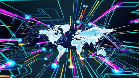 visualización de la red global