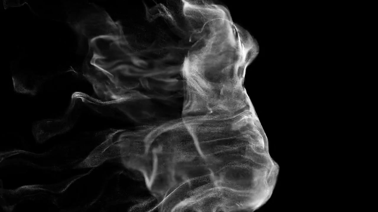 Effetto di movimento professionale con transizione a scorrimento di fumo