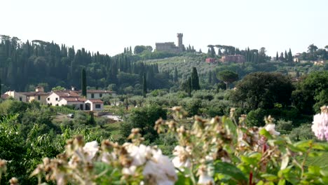 Toskanische-Landschaft-Vom-Boboli-Garten-Aus-Gesehen