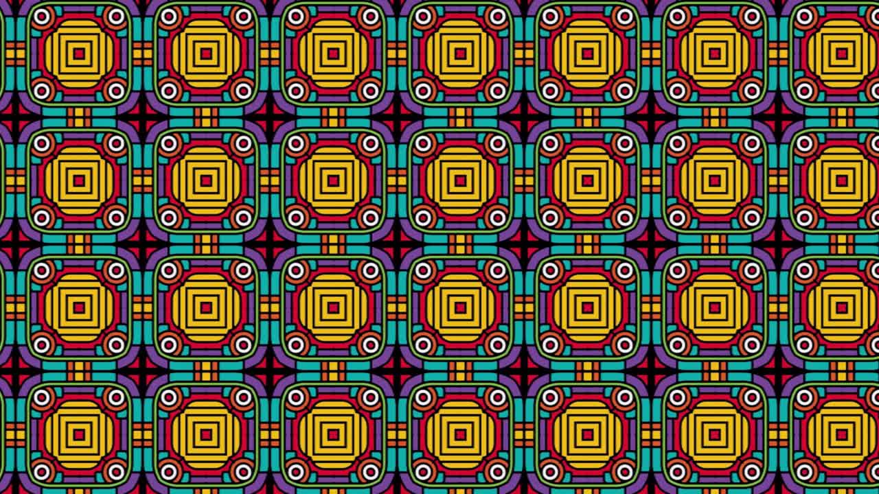 resumen, animación de fondo, desplazamiento a la derecha, verde, amarillo, morado y negro