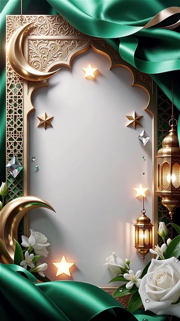 Compleanno del Profeta Maometto Mawlid al-Nabi Sfondo Islamico