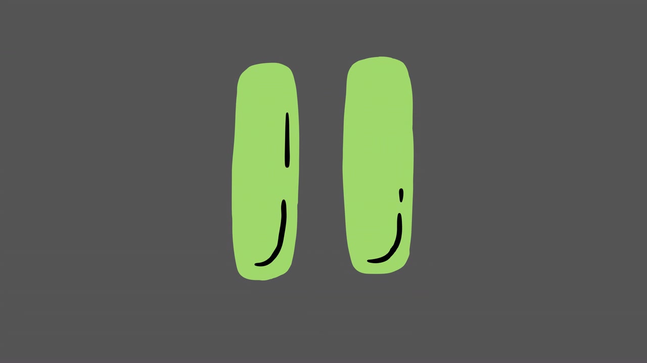 Cartoon Liquid Pause Icon