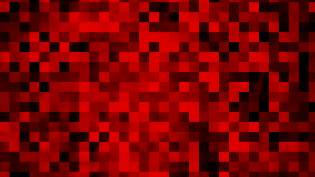 Red Abstract Square Pattern Background - 4K