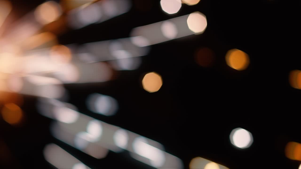 resumen bokeh colorido brillante destellos vista lateral