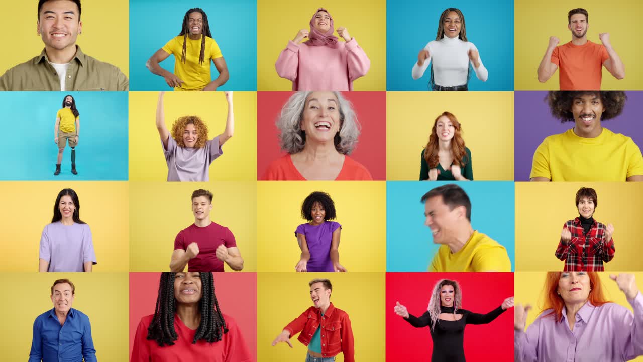 Diverse Group Celebrating Success and Joy