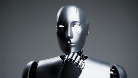el robot pensativo