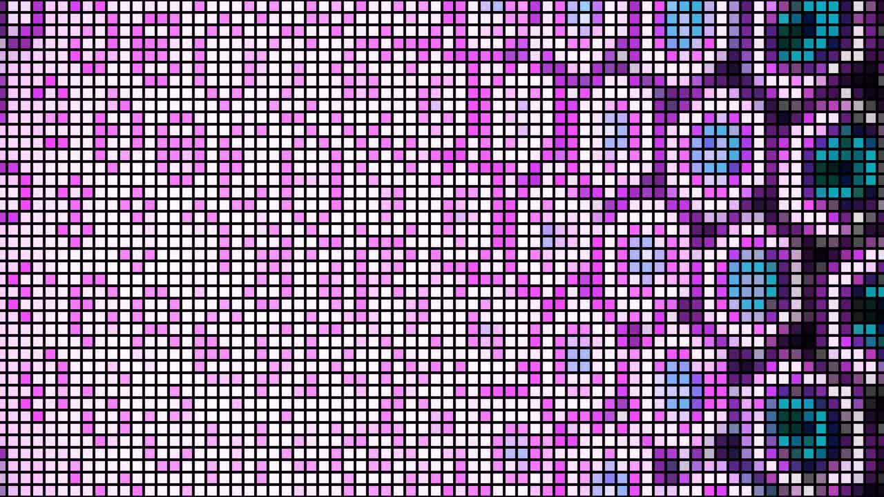 Fundo em movimento de hexágonos. Gráficos em movimento 4K