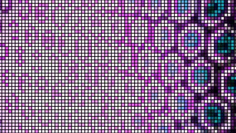 fondo en movimiento de hexágonos. gráficos de movimiento 4k