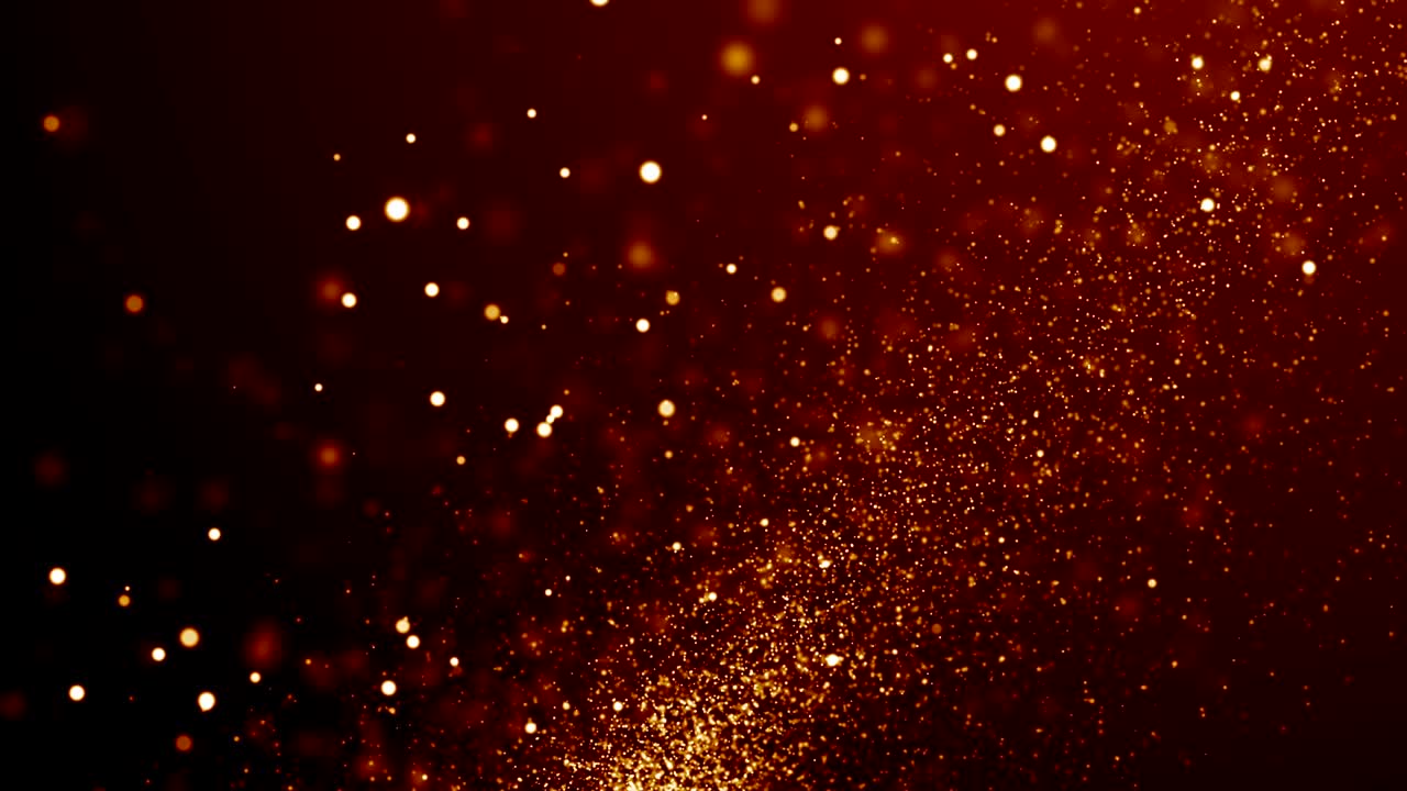 partículas de polvo abstracto luz bokeh títulos de movimiento bucle de fondo cinematográfico