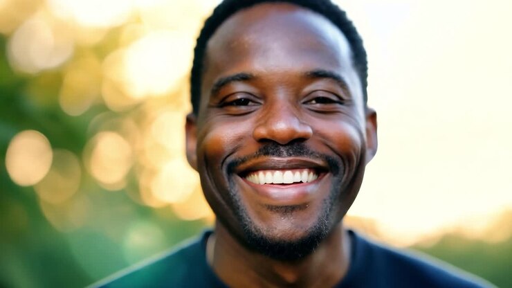 Portrait d'un homme souriant