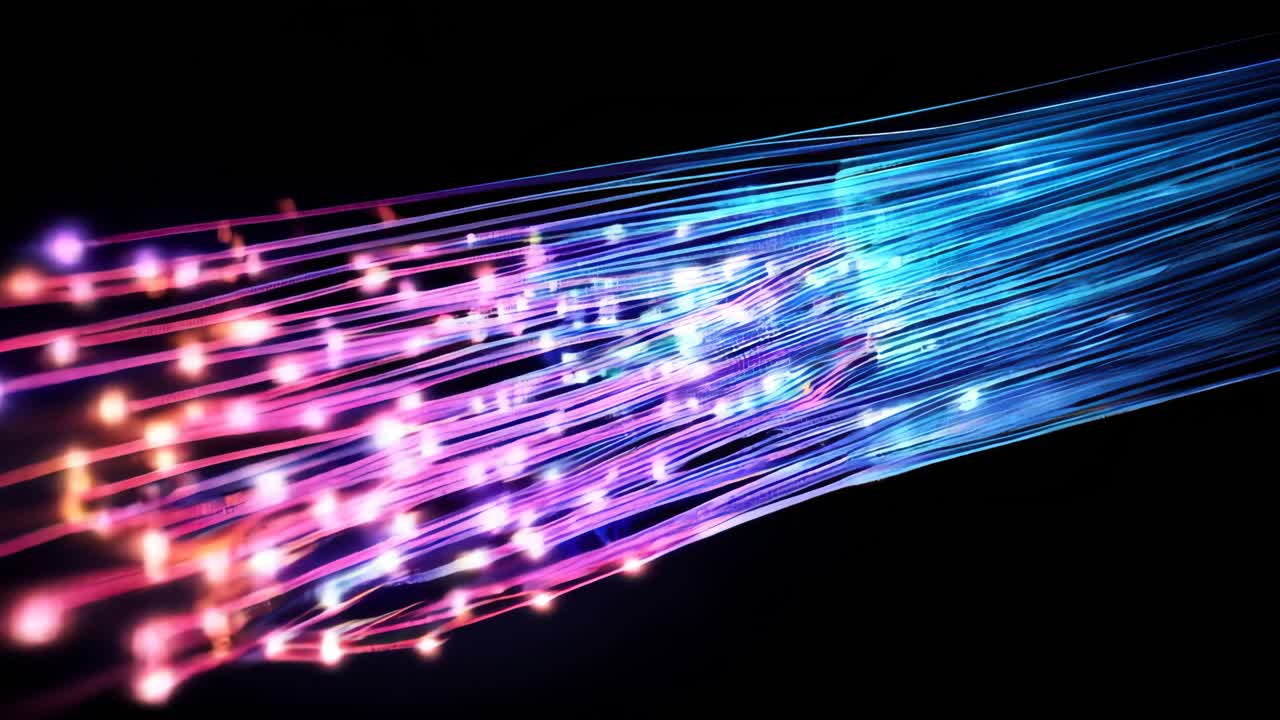 líneas brillantes abstractas