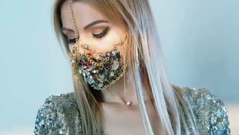 accesorios hechos a mano de moda para el coronavirus máscara facial