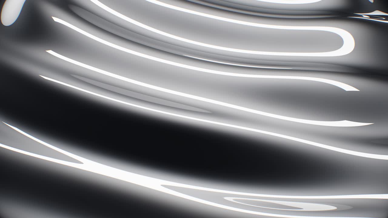 색과 검은색 배경은 부드럽게 흐르는 파동 애니메이션   4k