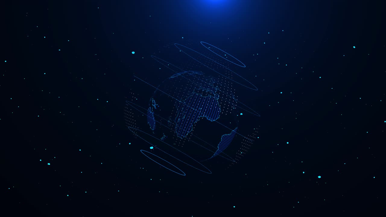 World map hologram metaverse idea of worldwide connections linking wireframe international data