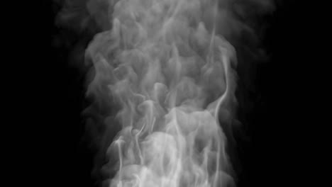 smoke design on black background