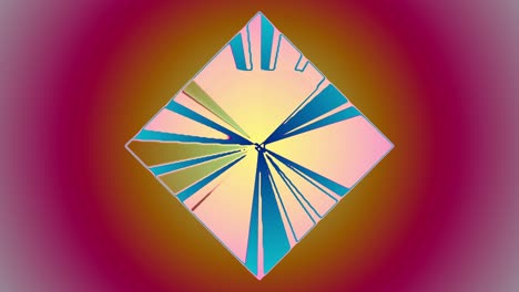 fondo de diseño retro abstractamente colorido