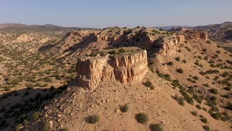 desert drone 4k circle rockbed