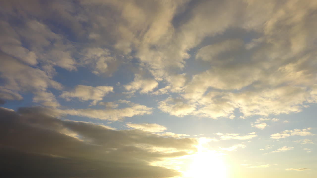 Nuvole nel cielo. Time Lapse