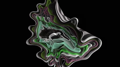 Abstract 3D Rendered Fashion Design
