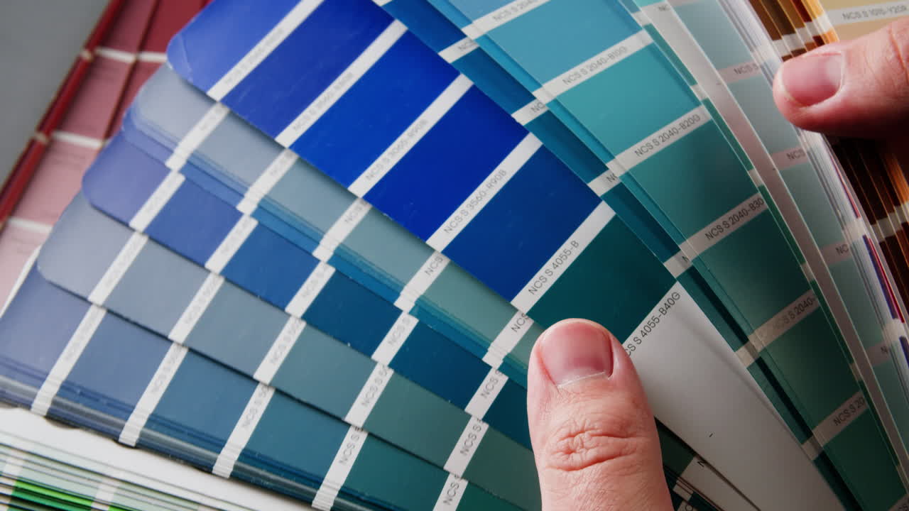 muestras de color para proyectos de pintura