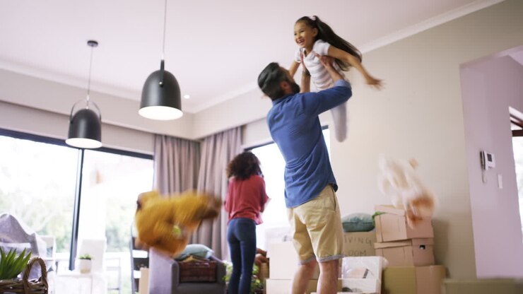 They're all happy in their new home