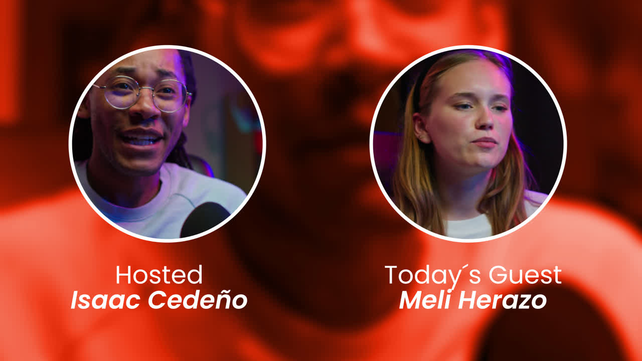 Podcast season one, featuring Isaac Cedeño and Melí Herazo