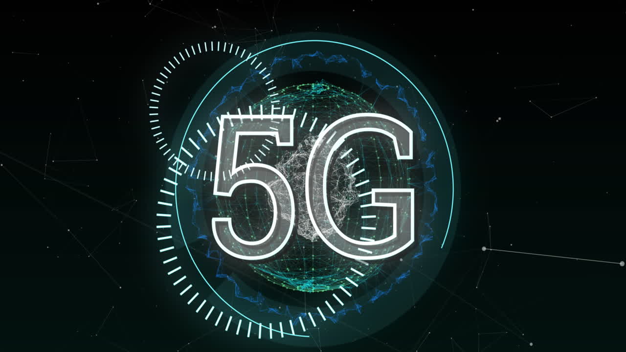 testo 5g contro globo della rete di connessioni