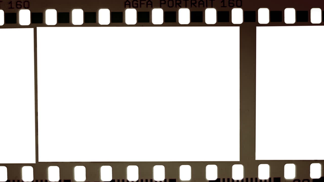 Real 35mm film frame overlay - clean