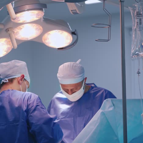 medical team doing critical operation