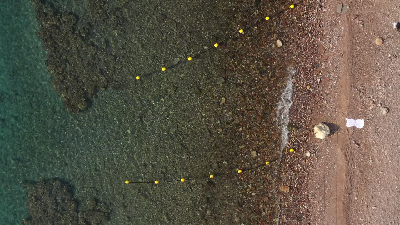 boyas de playa flotadores de seguridad en las costas de eilat princesa israel